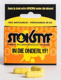 Stokstyf Ereksie Tablet - Stokstyf in die onder lyf - National Male Clinic