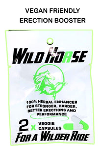 50 % Discount NEW Wild Horse VEGAN Erection Booster - National Male Clinic