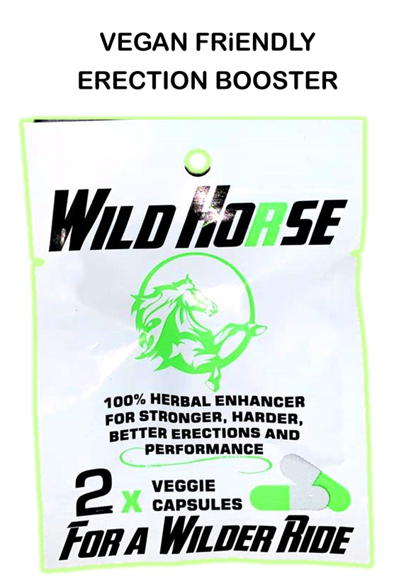 NEW Wild Horse VEGAN Erection Booster - National Male Clinic